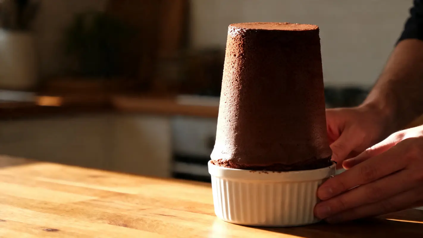 Soufflé au chocolat : ce secret sur les blancs d’œufs que les pâtissiers gardent pour eux pour qu’il ne retombe plus jamais